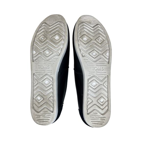 TOMS x Star Wars Darth Vader Black Leather Classic Slip Ons Women’s 8.5 - Picture 9 of 14